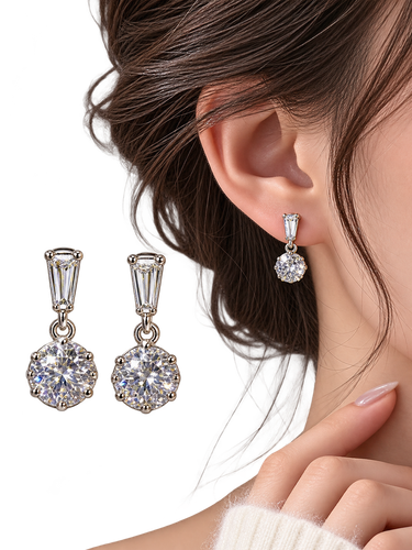گوشواره آویز کریستال